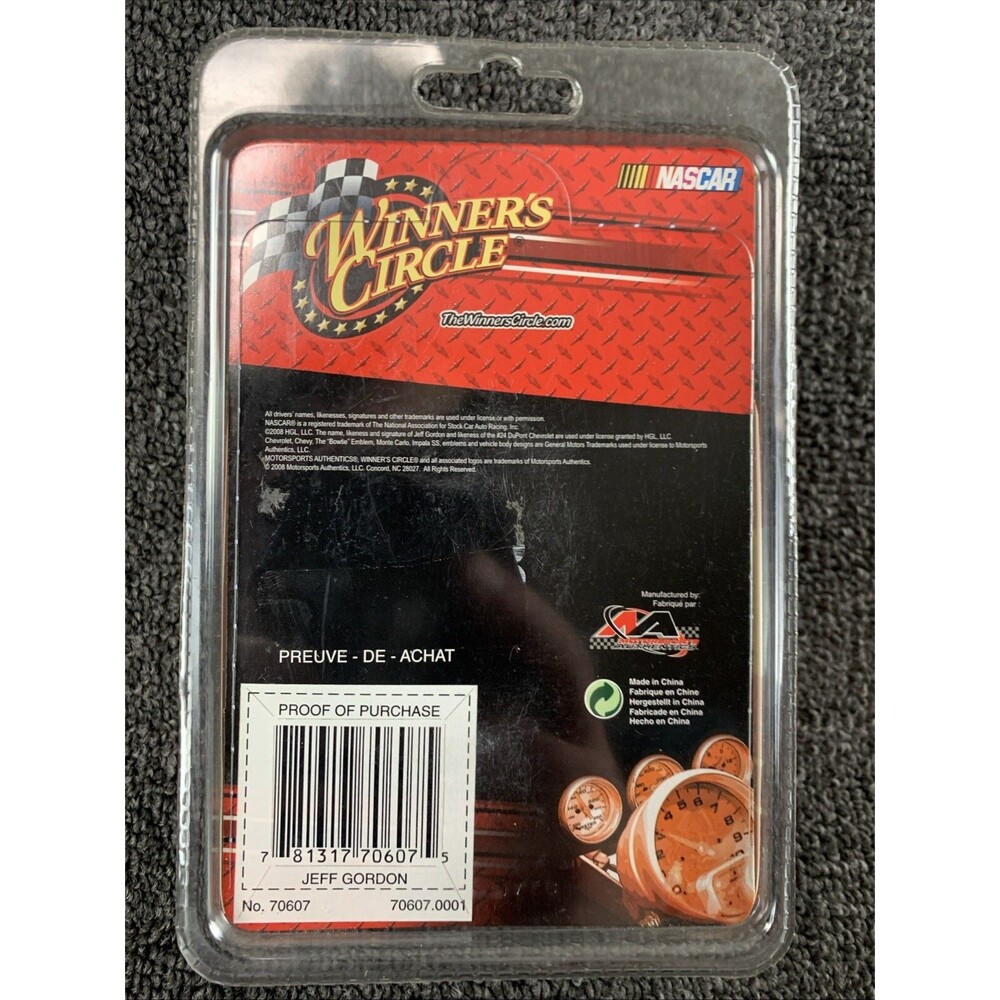 2008 Winners Circle #24 Jeff Gordon NASCAR Racecar Driver 3" Figurine 1/24 Scale - Picture 3 of 3